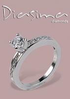 Διάσημα ΕΠΕ  Κοσμήματα χρυσά 18Κ , 14Κ με μπριγιάν ή ζιρκόν Swarovski Laser print